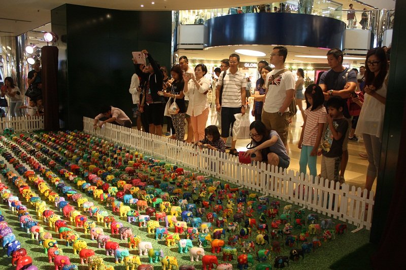 大象巡游圆满结束  Shine Bright拍卖所得捐助协康会图片2