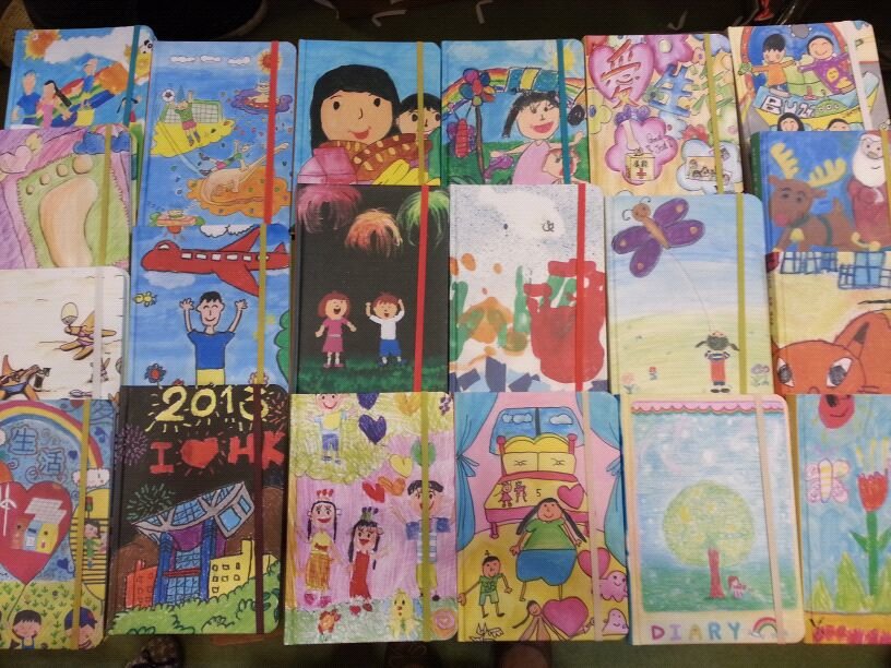 爾雅文化義賣特殊學童及名人設計的日記簿部分收益捐助協康會圖片1